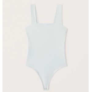 Abercrombie Double-Layered Seamless Fabric Squareneck Bodysuit. Like new.
